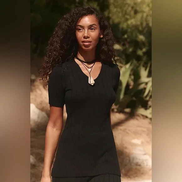 NWT! FP Free People Beach Twain Sweater Set Sz XS - Picture 3 of 4